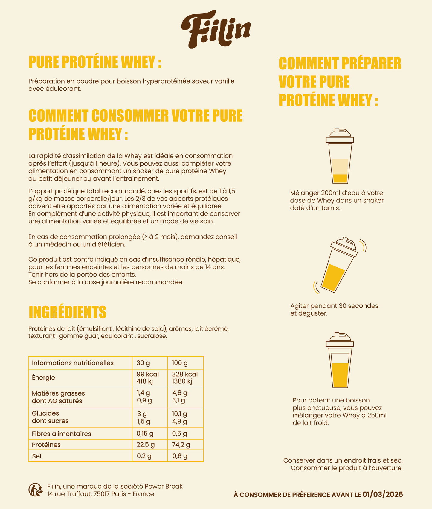 Whey Vanilla